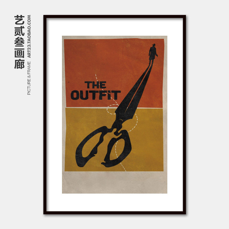 经典电影海报套装誓不低头 The Outfit悬疑惊悚黑帮犯罪装饰挂画