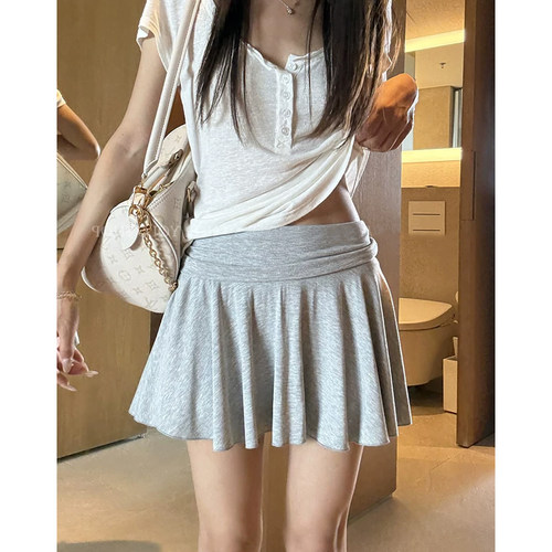 AUMS孕妇网球半身裙百搭显瘦