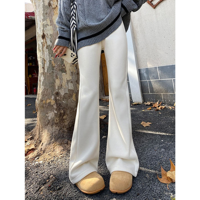 AUMS孕妇灯芯绒喇叭裤子百搭显瘦