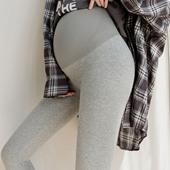 外穿无痕托腹灰色百搭九分小脚裤 孕妇打底裤 2026新款 薄款 子 春夏季