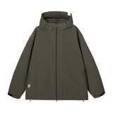 冲锋衣外套男款春秋工装夹克休闲春装潮流潮牌衣服-JK068-P58军绿，男装夹克，星座307-3(原516-1)