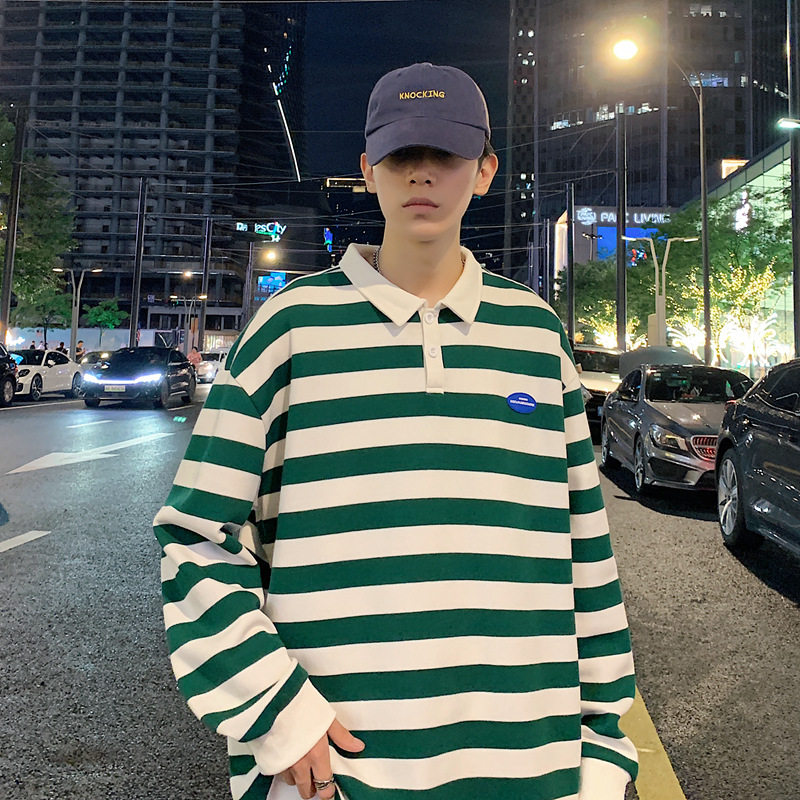 男士秋季2024新款潮牌ins宽松口袋打底衫上衣服潮-2383-咖啡P55,男装卫衣,星座307-3(原516-1)