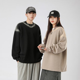美式复古水洗卫衣男女宽松oversize小众高街ins上衣潮-WY6603-P60，男装卫衣，星座307-3(原516-1)