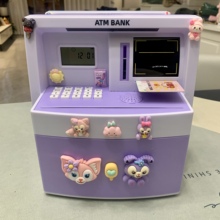 人脸仿真识别atm存钱罐儿童生日礼物玩具密码箱女男孩2025年新款