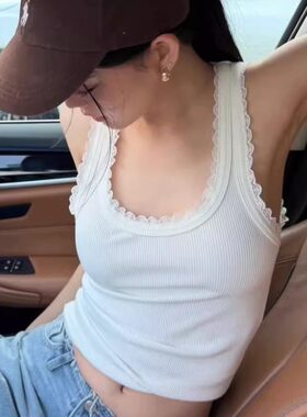 蕾丝花边背心女夏季薄款