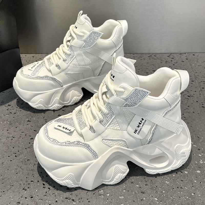 增高厚底老爹鞋女2025秋季新款