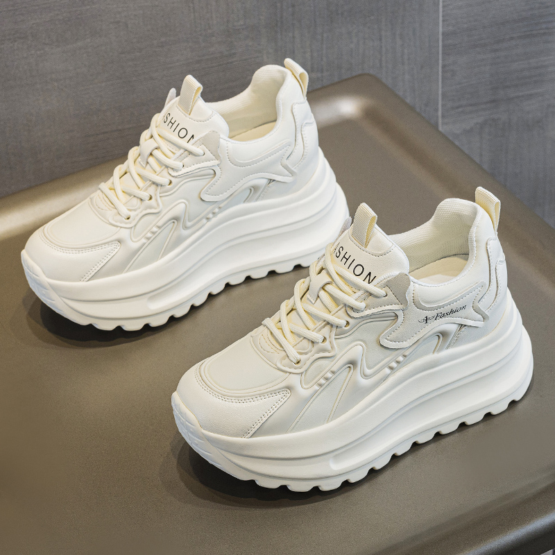 真皮小白鞋女2025秋季新款百搭