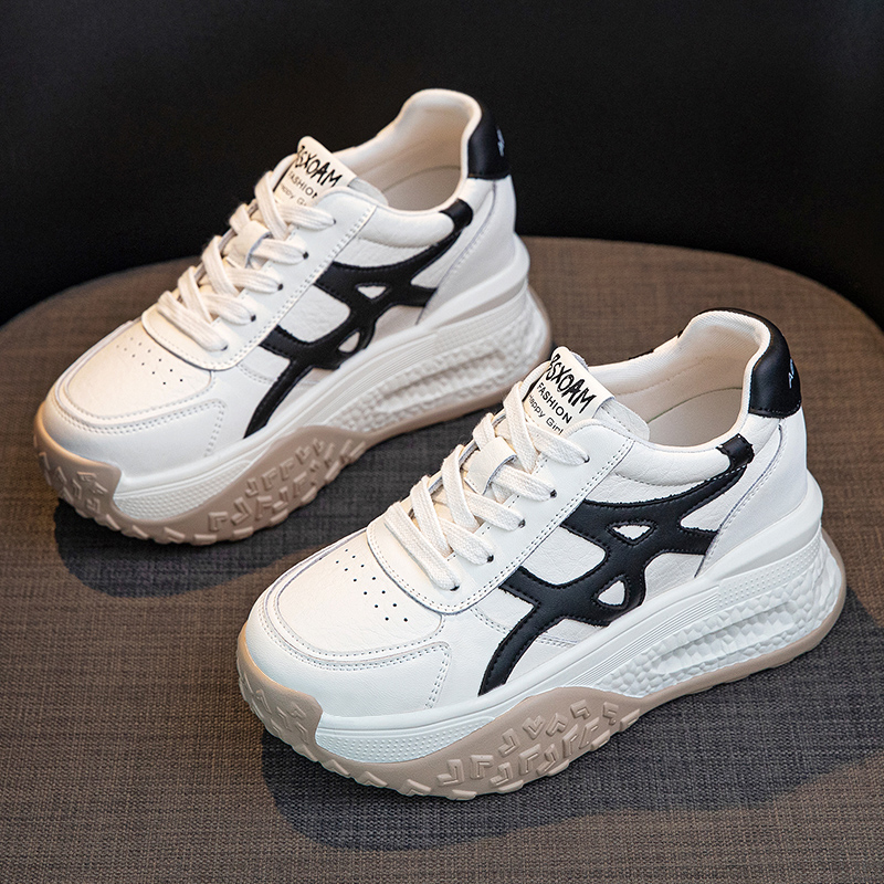 内增高厚底小个子老爹鞋女新款