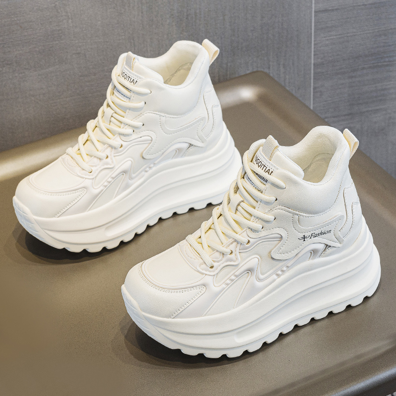 内增高老爹鞋女2025新款秋冬加绒