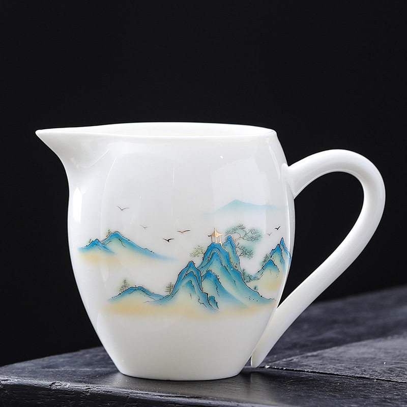 羊脂玉瓷美人公道杯德化白瓷陶瓷茶海分茶器功夫茶具匀茶杯分茶器,餐饮具,公道杯,淘宝优惠券,粉丝福利购,淘宝优惠卷