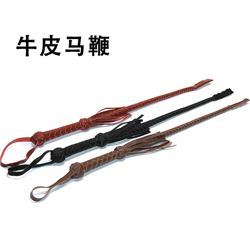 牛皮马鞭真皮小皮鞭防身鞭图片