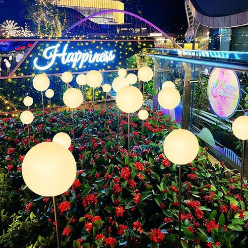 LEDPE圆球地插灯装饰灯防水