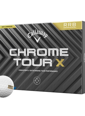 Callaway Chrome Tour X RRB卡拉威联名款专业版比赛白色高尔夫球