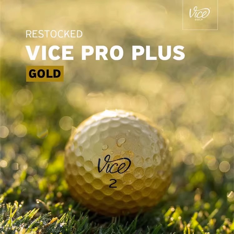 现货Vice Golf 限量版 Pro Plus 高尔夫球110+专业远距离球12个装