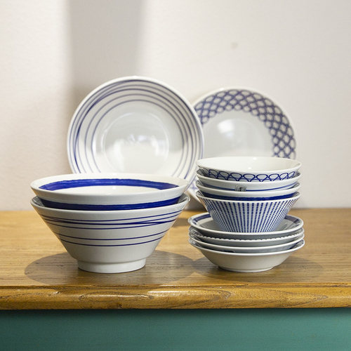 和风四季陶瓷小清新釉下彩餐具