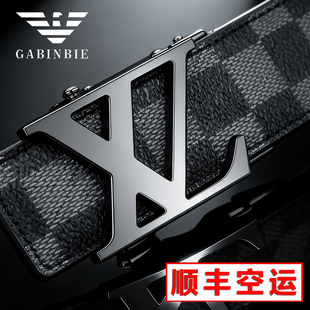 皮带真皮高端奢侈品牌商务休闲纯牛皮裤 男士 腰带潮 正品 2026新款