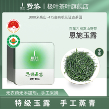 2024新茶恩施玉露明前特级蒸青有机绿茶叶随身小罐50g品鉴装自喝