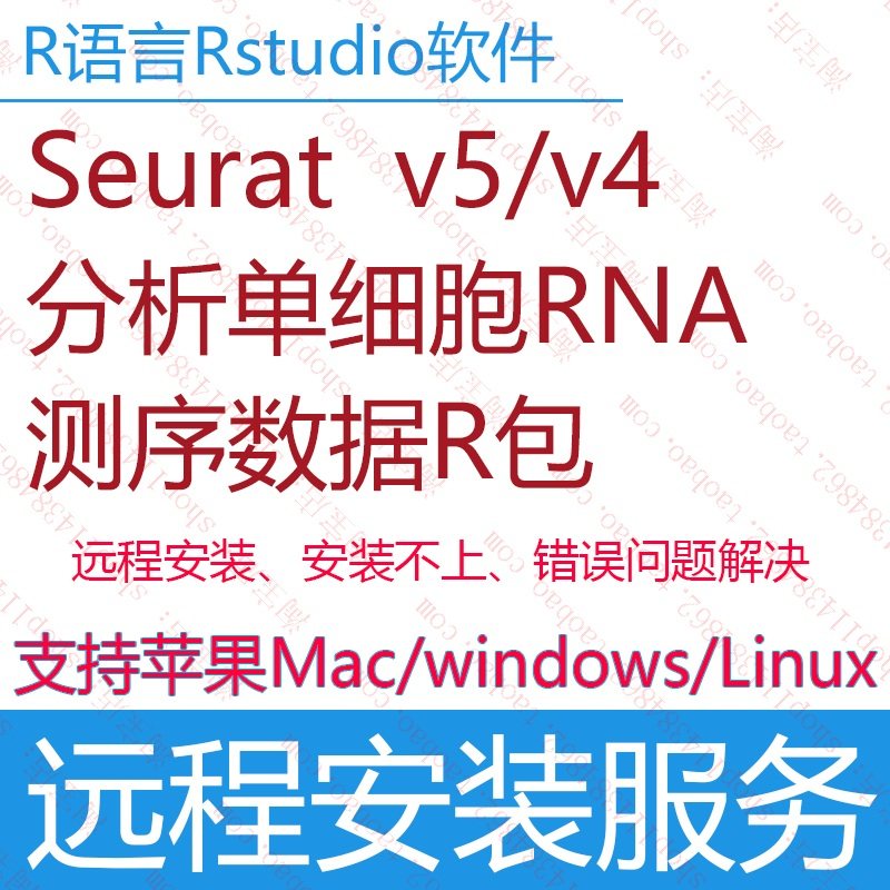 Seurat单细胞基因分析R包R语言软件package远程安装错误问题解决
