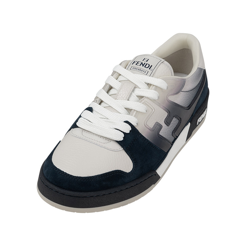 FENDI圆头系带低帮休闲板鞋男士