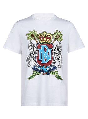 Neil Barrett印花图案全棉短袖T恤男士春夏XY特卖