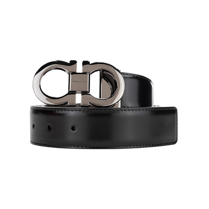 FERRAGAMOGancini扣环腰带男士