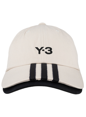 Y-3男女同款经典 Stripes 休闲棒球帽男女2026年新款XY