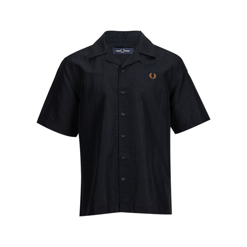 FREDPERRY刺绣短袖衬衫男士