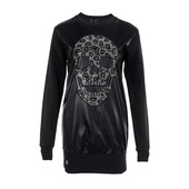 Philipp Plein菲利普.普兰女士薄绒骷髅头卫衣XY奥莱D