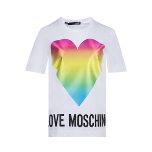 T恤女春季 新品 莫斯奇诺印花短袖 moschino XY精选