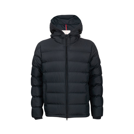 Moncler蒙口男经典Laveraet纯色长袖连帽拉链羽绒服男士2025新款