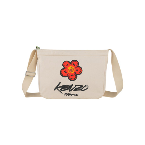 KENZO经典logo印花单肩挎包男女