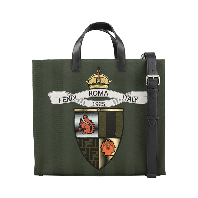 FENDI芬迪男女同款经典 Club 手提购物袋男女2025新款推广