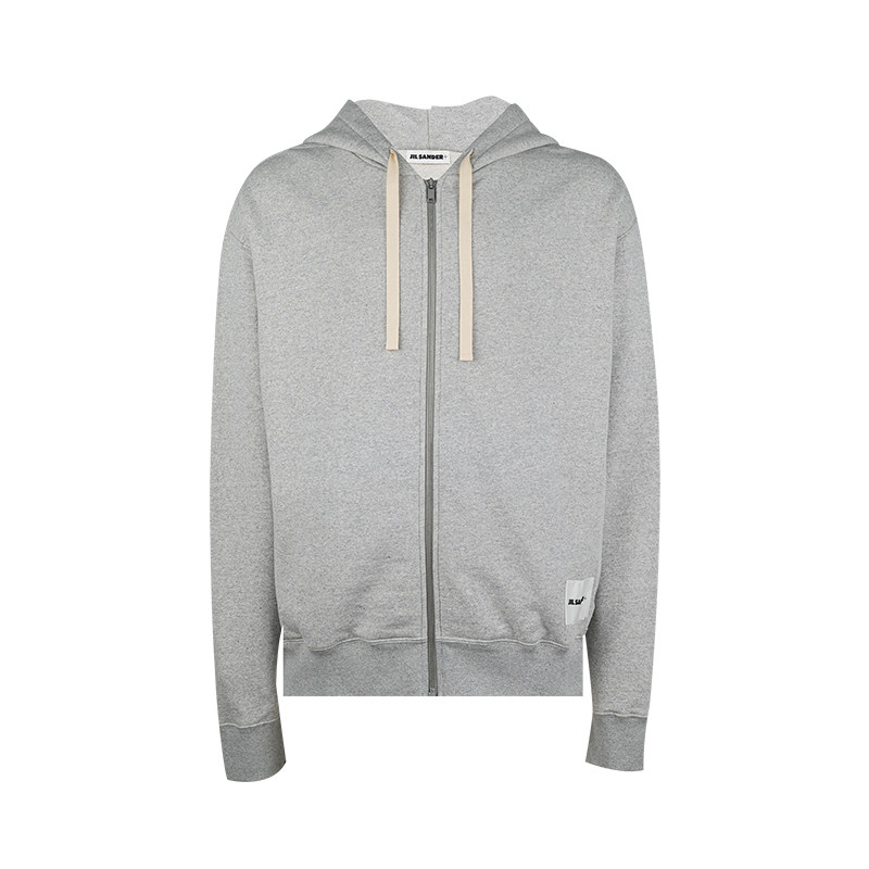 JilSander拉链连帽卫衣男士