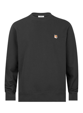 Maison Kitsune男Fox Head 贴花全棉套头卫衣男士2025新款XY推选