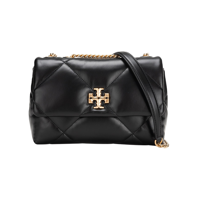 Tory Burch/汤丽柏琦女Kira钻石绗缝翻盖磁扣斜挎单肩包女士XY
