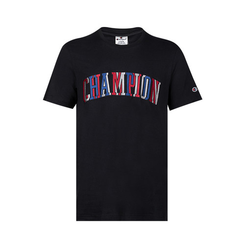 CHAMPION短袖男士全棉T恤机缝章