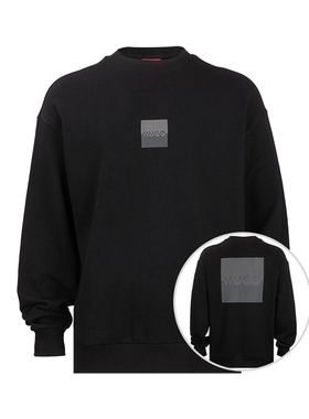 Hugo Boss雨果-博斯男经典logo全棉套头卫衣男士2026秋冬新款XY