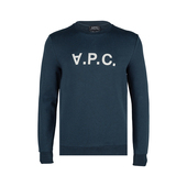 2025秋冬新款 APC男经典 字母logo印花全棉套头卫衣男士 XY推选