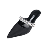 Blahnik女经典 字母logo晶饰休闲单鞋 凉鞋 Manolo 女士春夏XY促销