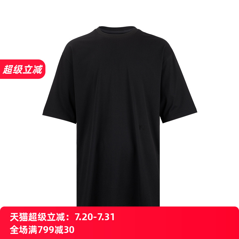 Y-3经典字母logo全棉短袖T恤男女