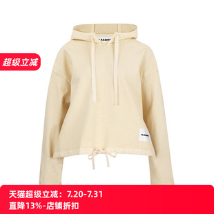 Jil 女士秋冬XY精选 Sander女经典 logo标贴针织全棉连帽衫