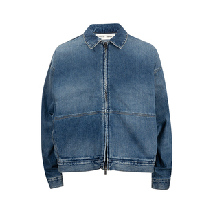 FEAR 2025秋冬新款 拉链牛仔夹克男士 GOD男经典 ESSENTIALS