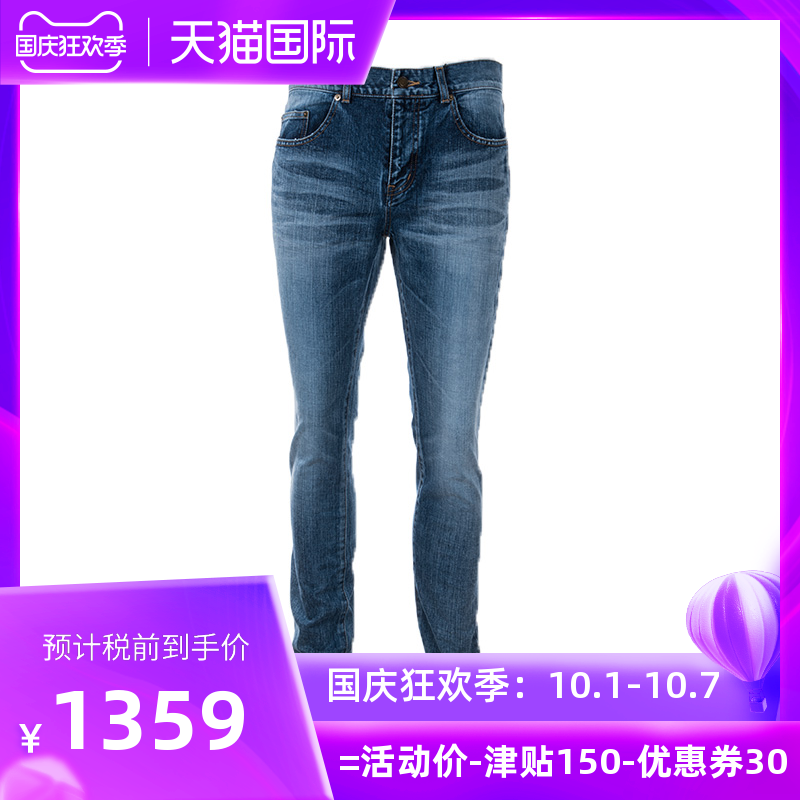 YSL/圣罗兰YSL483059Y896M奢品男士时尚全棉牛仔裤XY