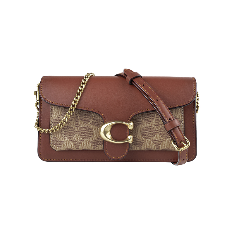 COACH经典休闲链条斜挎包女士