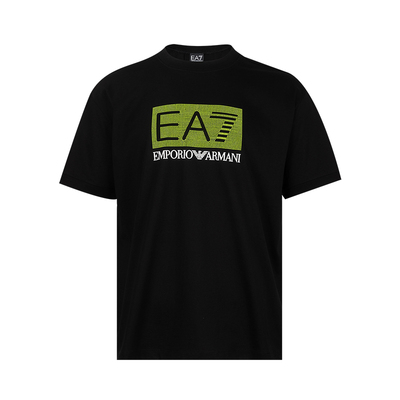 阿玛尼男经典全棉短袖T恤男士