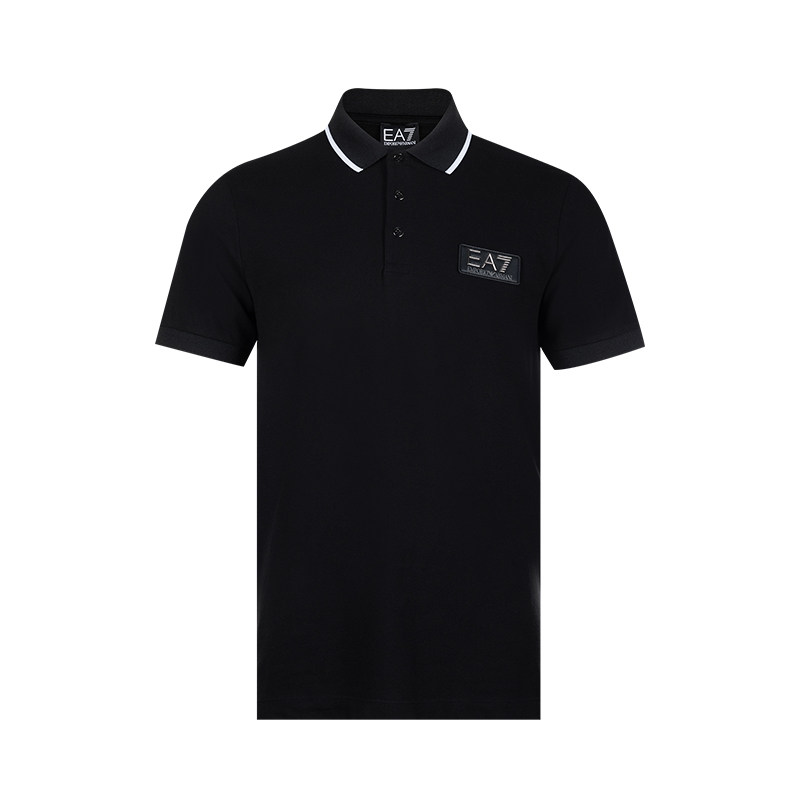 阿玛尼logo全棉短袖男士polo衫