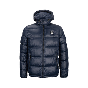 2025新款 Karl Lagerfeld卡尔·拉格斐男老佛爷连帽棉衣棉服男士