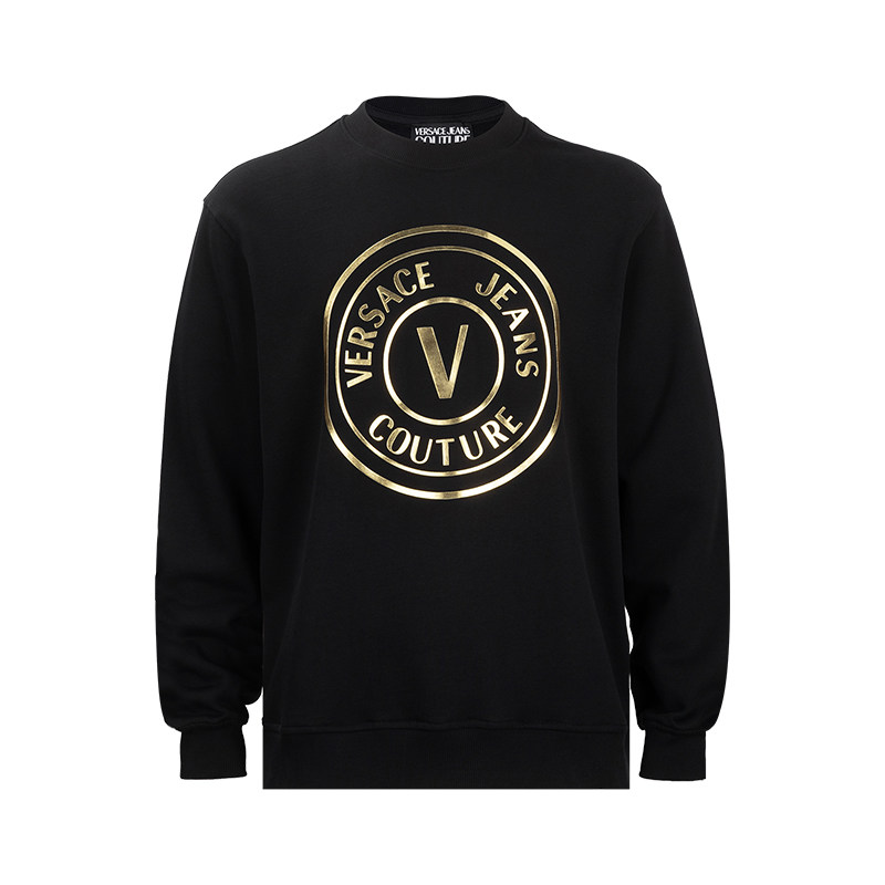 Versace/范思哲男logo徽标标志加绒全棉套头卫衣男士新款XY推选