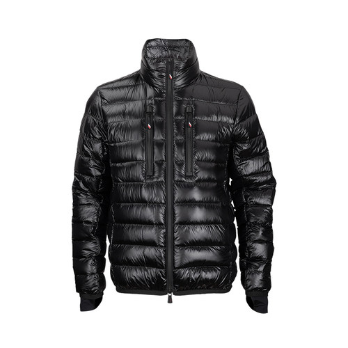 Moncler纯色立领拉链长袖羽绒服