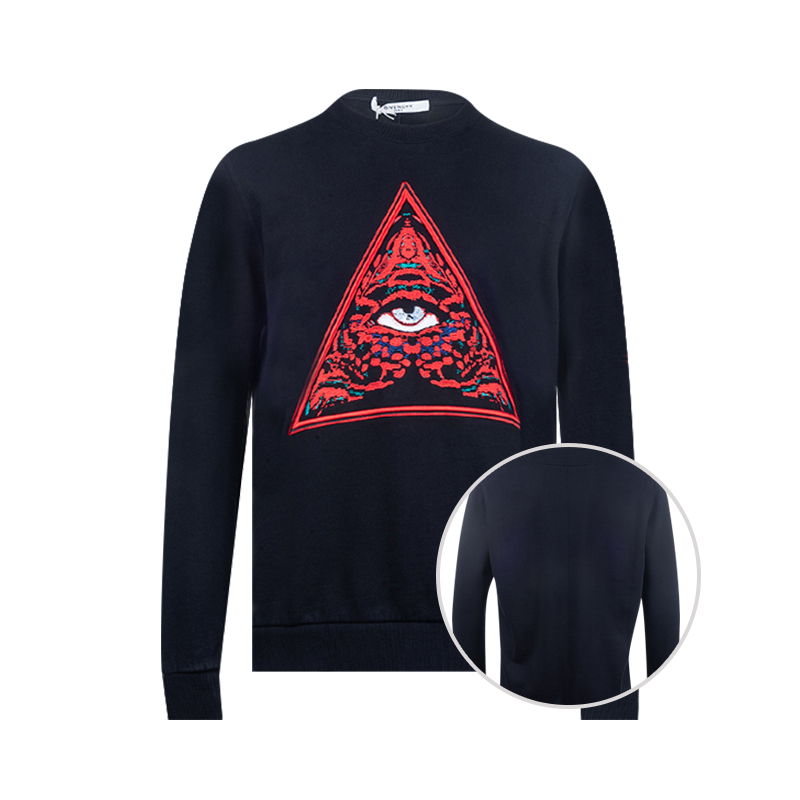 Givenchy/纪梵希奢品刺绣男士时尚卫衣新款XY